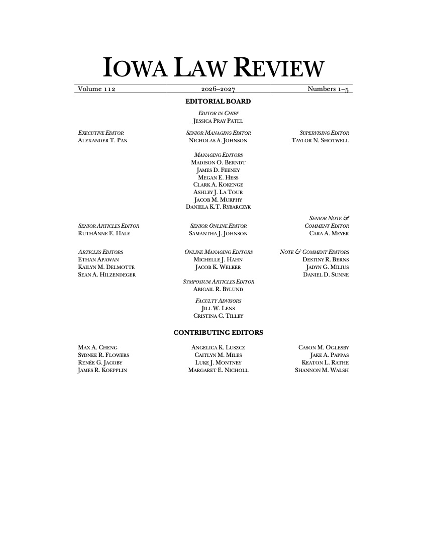 Vol.112-Masthead-editors-only